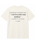 (WHITE) I DID'T LISTEN